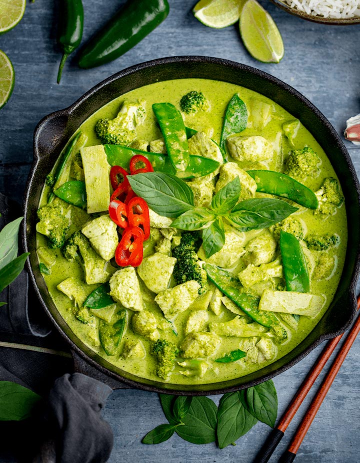 Thai Green Chicken Curry Recipe - Healthy Life